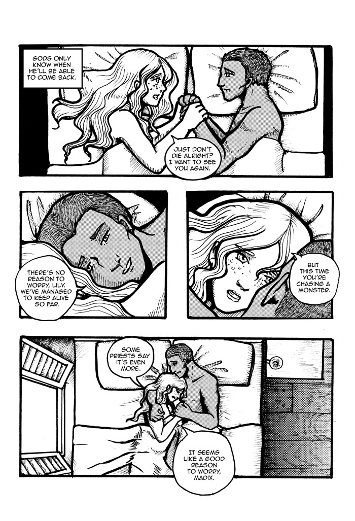 A comic strip. For full detail, see long description (d link)