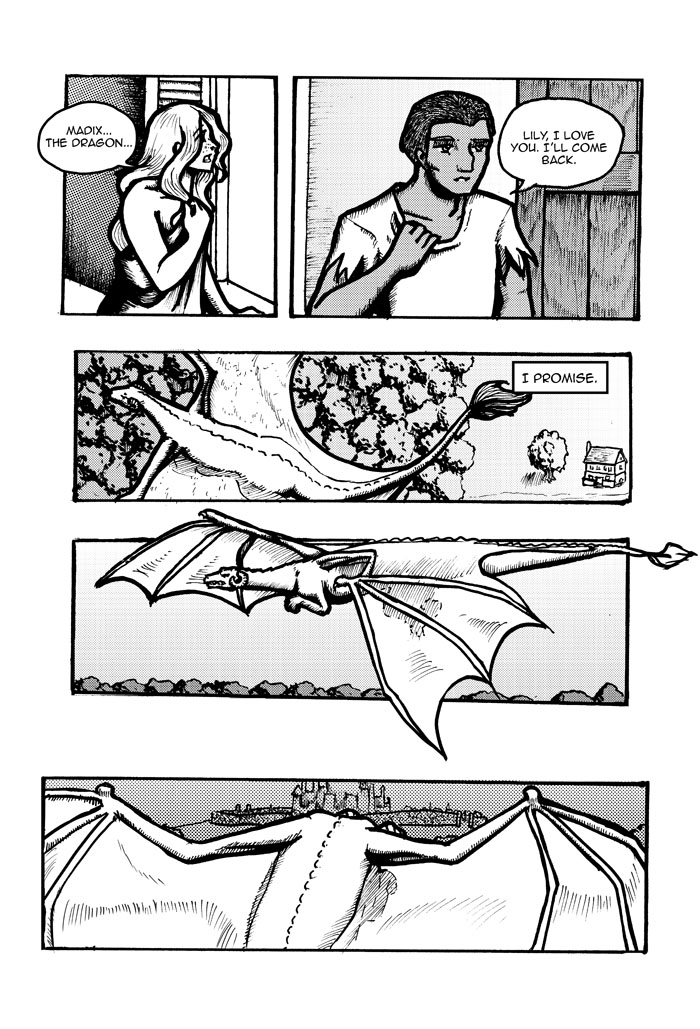 A comic strip. For full detail, see long description (d link)