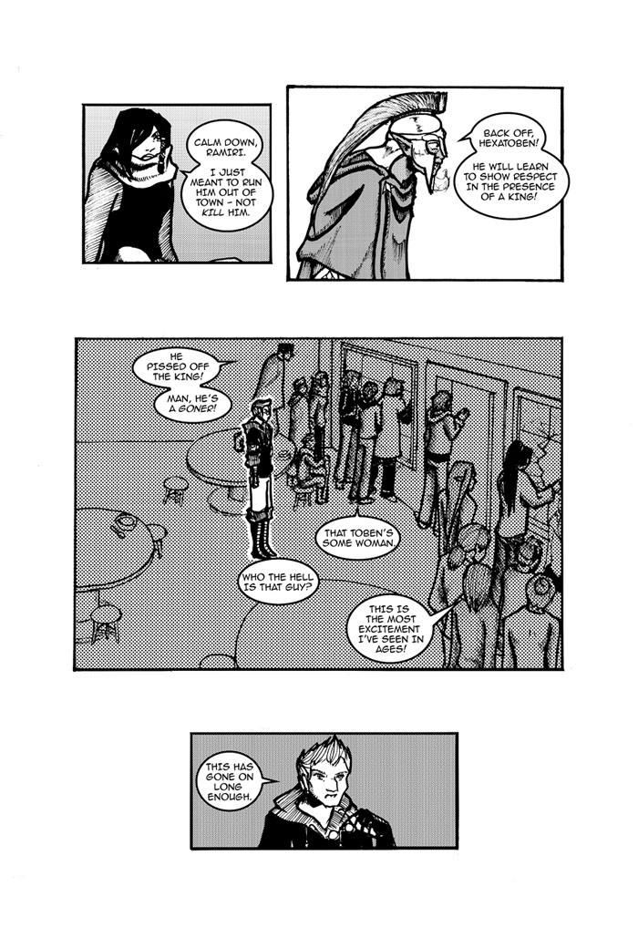 A comic strip. For full detail, see long description (d link)