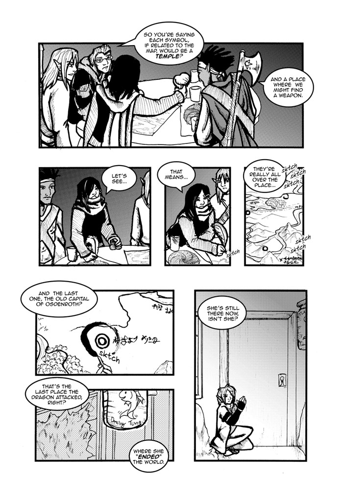 A comic strip. For full detail, see long description (d link)