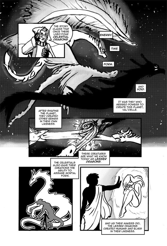 A comic strip. For full detail, see long description (d link)