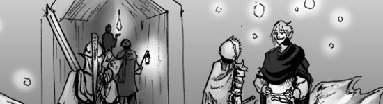 A preview of the latest comic page